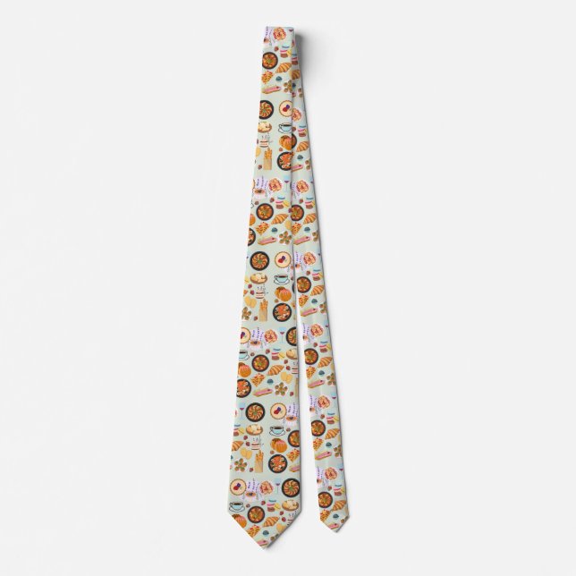 French Food Tie (Front)