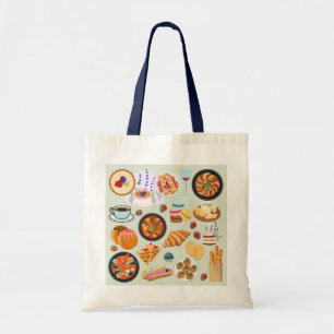  French Food Tote Bag