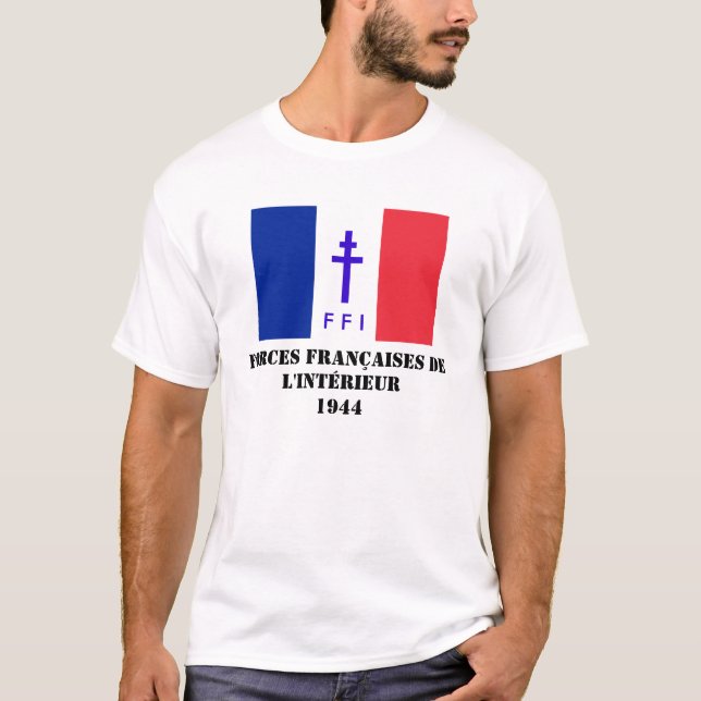 French Forces Resistance T-Shirt (Front)