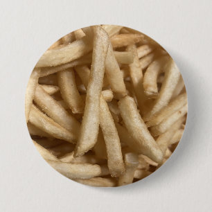 French Fries 7.5 Cm Round Badge