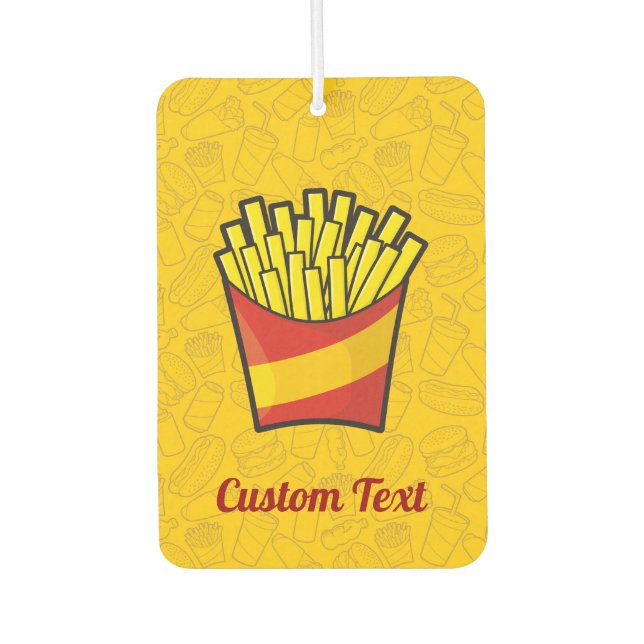 French Fries Air Freshener (Front)