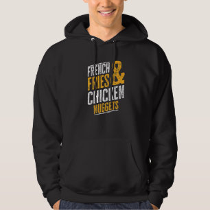 French Fries And Chicken Nuggets Hoodie
