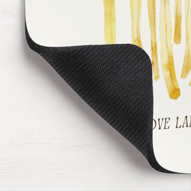 French Fries Are My Love Language Mousepad (Corner)