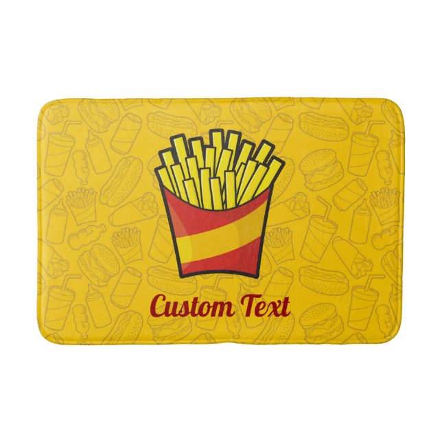 French Fries Bath Mat (Front)