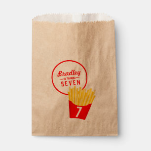 French Fries Birthday Party Favour Bag