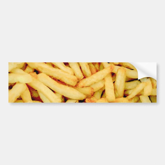 French Fries Bumper Sticker (Front)