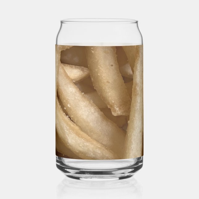 French Fries Can Glass (Front)