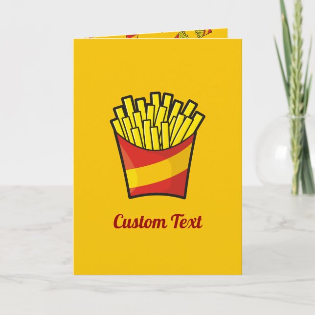 French Fries Card (Front)
