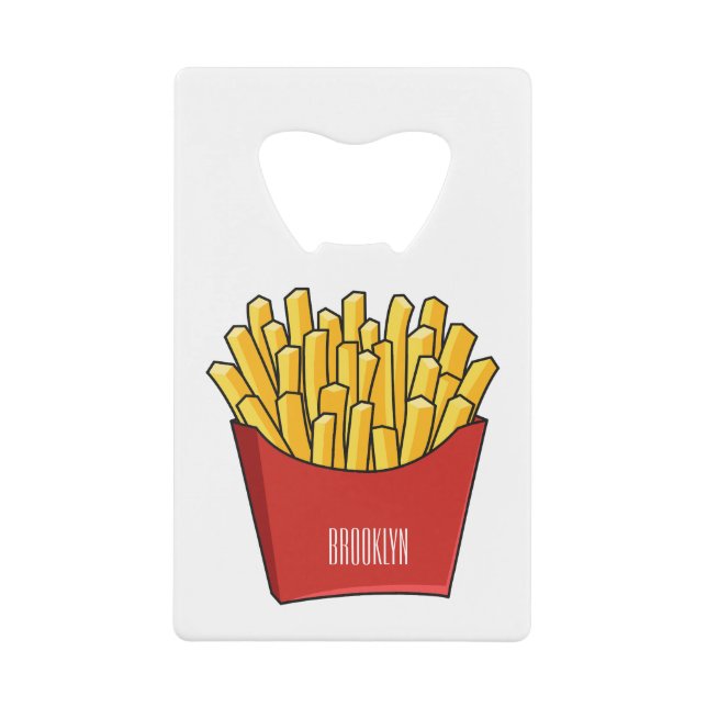 French fries cartoon illustration (Front)