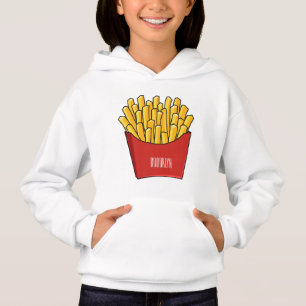 French fries cartoon illustration