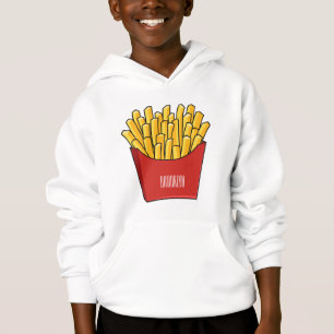 French fries cartoon illustration