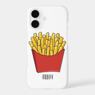 French fries cartoon illustration