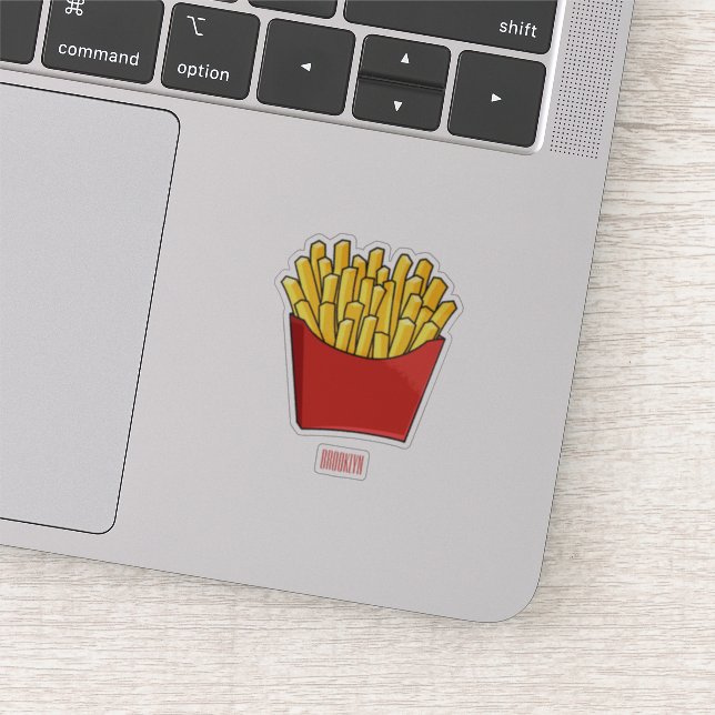 French fries cartoon illustration (Detail)