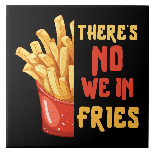 French-fries Ceramic Tile (Front)