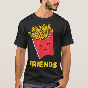 French Fries Cheese Burger Food Graphic Kawaii Ani T-Shirt