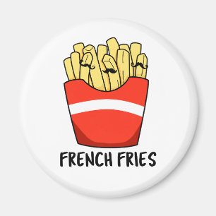 French Fries Cute Fast Food Pun Magnet