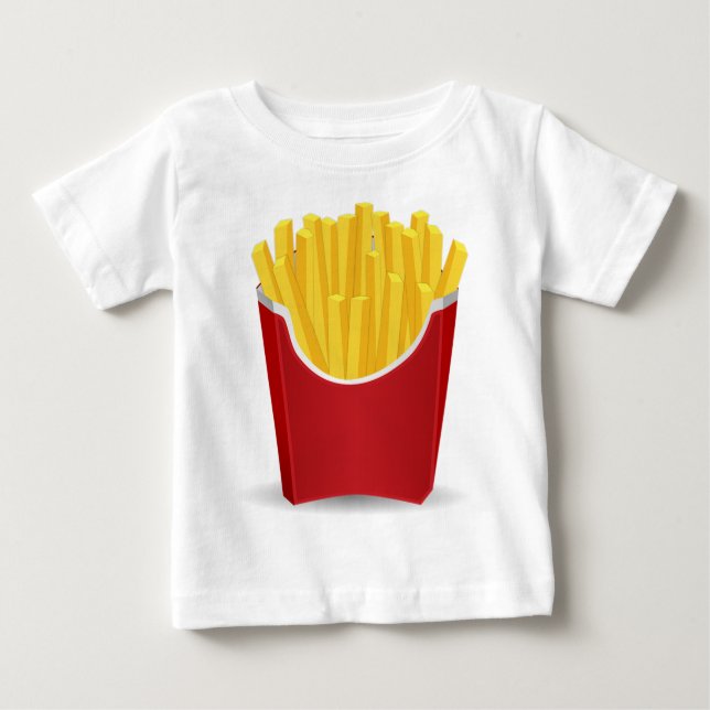 French Fries Drawing Baby T-Shirt (Front)