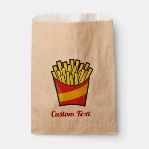 French Fries Favour Bag