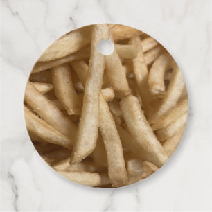 French Fries Favour Tags