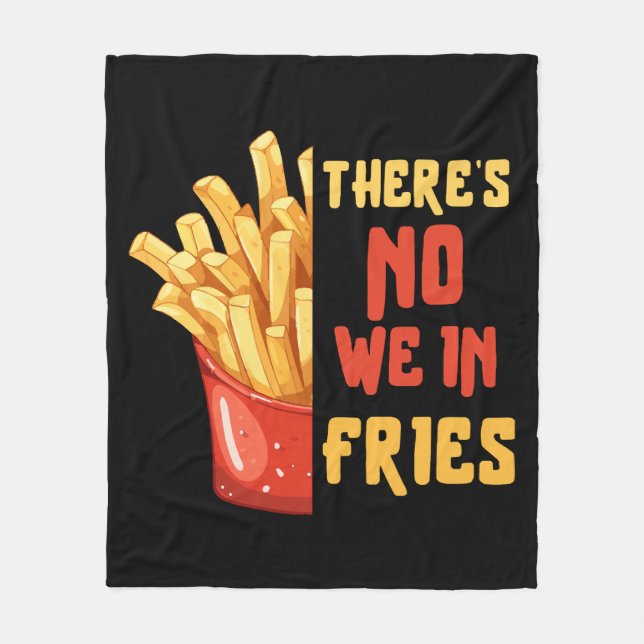 French-fries Fleece Blanket (Front)