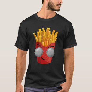 French Fries Hipster Style  Fast Food Art T-Shirt