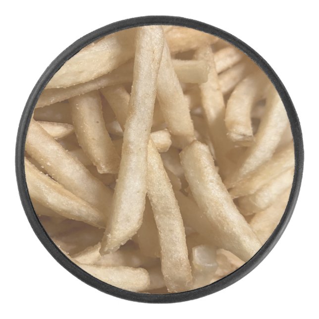French Fries Hockey Puck (Front)