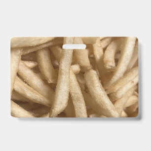 French Fries ID Badge