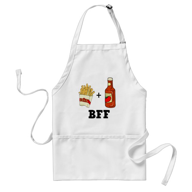 French fries & Ketchup BFF Standard Apron (Front)