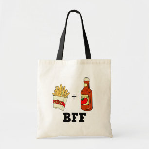 French fries & Ketchup BFF Tote Bag