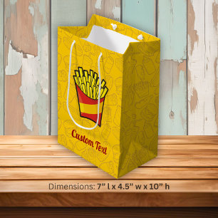 French Fries Medium Gift Bag