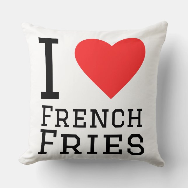  French fries pattern Cushion (Front)