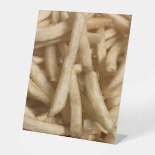 French Fries Pedestal Sign