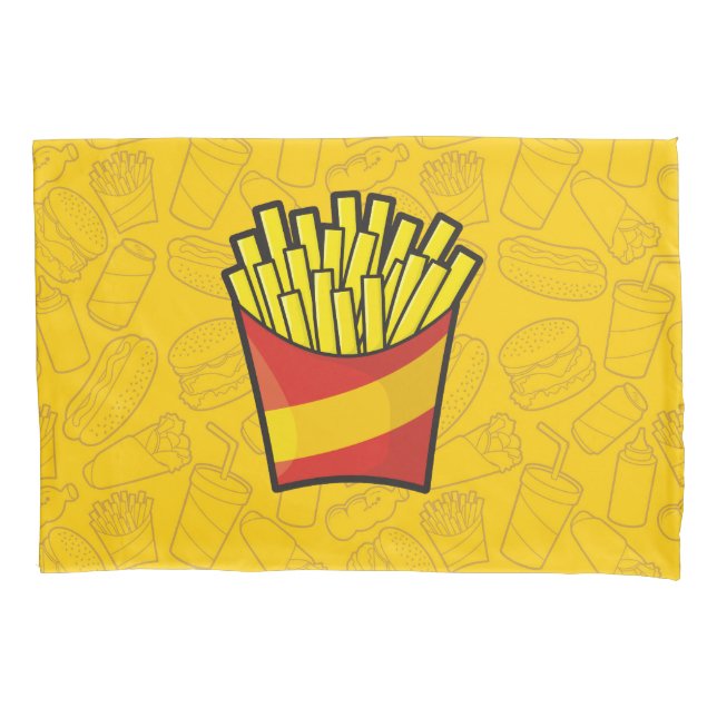 French Fries Pillowcase (Front)