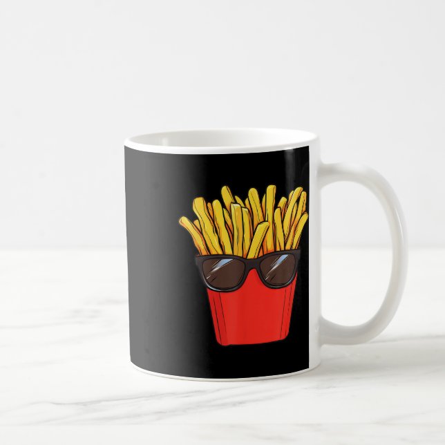 French Fries Potato Sungles  Coffee Mug (Right)