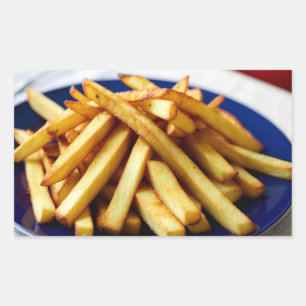 French Fries Rectangular Sticker