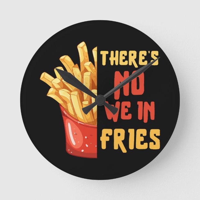 French-fries Round Clock (Front)