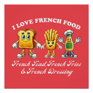 French Fries Shirt   Fries Lover Gift   Love Card  Poster