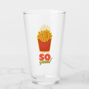 French Fries So Good! Glass