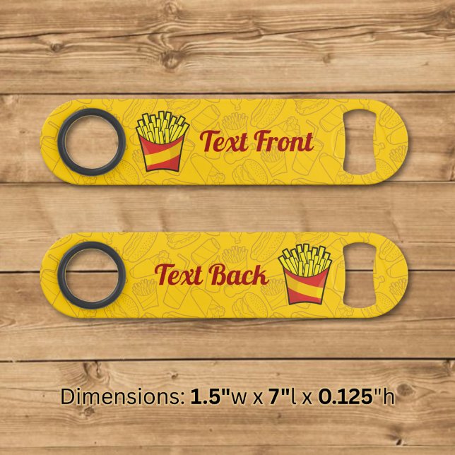 French Fries Speed Bottle Opener (Creator Uploaded)