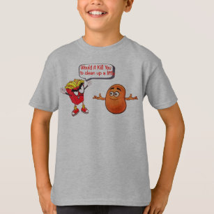 French Fries Telling Raw Potato Clean Up Funny T-Shirt