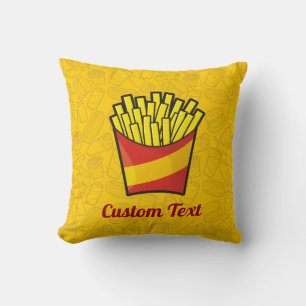 French Fries Throw Pillow