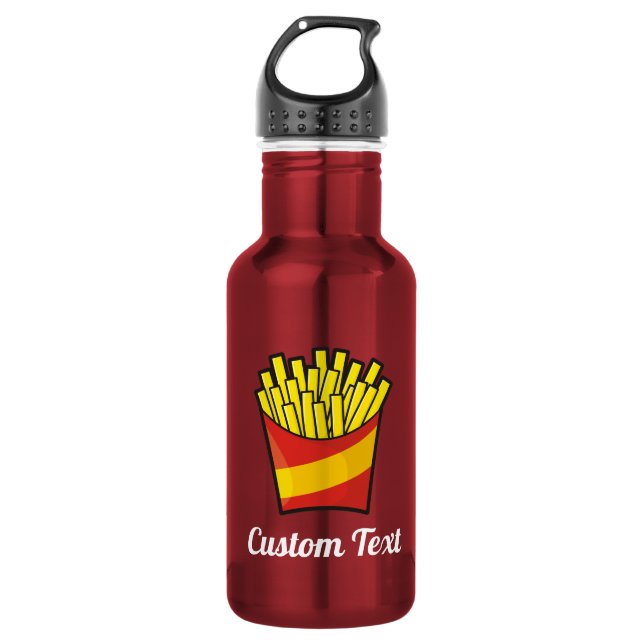 French Fries Water Bottle (Front)
