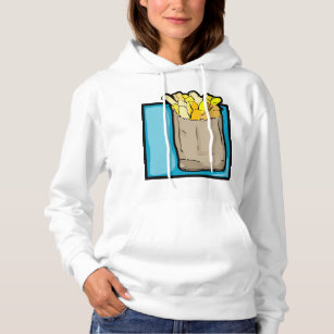 French Fries Womens Hoodie