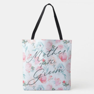 French Garden Floral Peony Mother of the Groom Tote Bag