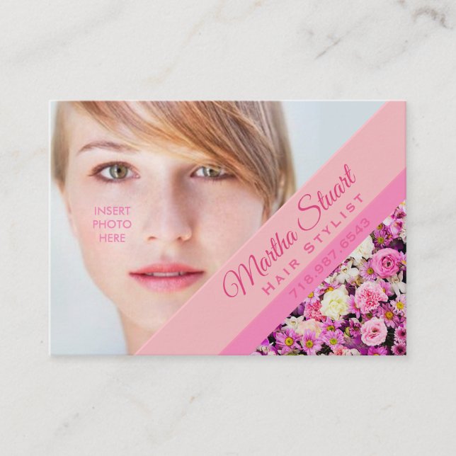 French Garden - Insert Photo / Business Card (Front)