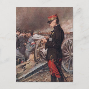 French General Joseph Gallieni by Ferdinand Roybet Postcard