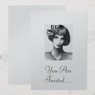 French Girl Invitation