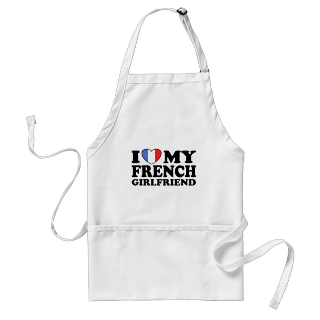 French Girlfriend Standard Apron (Front)