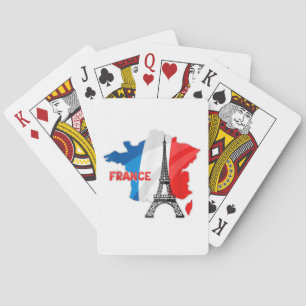 French girls, france flag kids, france women playing cards