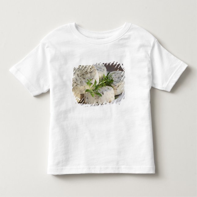 French goat cheese - chevre - with herbs on a toddler T-Shirt (Front)